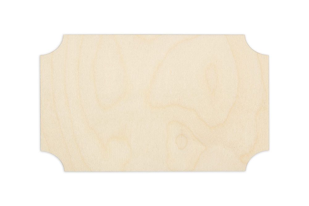 Заготовка из фанеры Панно 12х20х0.3 см, 2 шт, Mr.Carving, БА-57