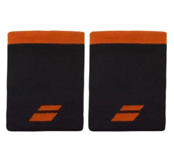 Напульсник теннисный Babolat Logo Jumbo Wristband 2P - black