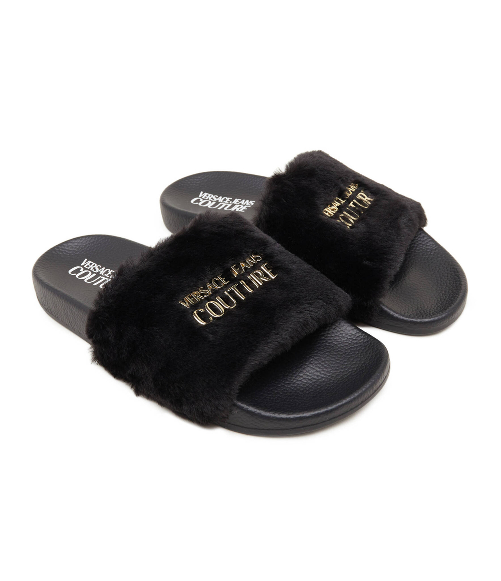 Шлепанцы Versace Jeans Couture - черный(75VA3SQ4ZS359)