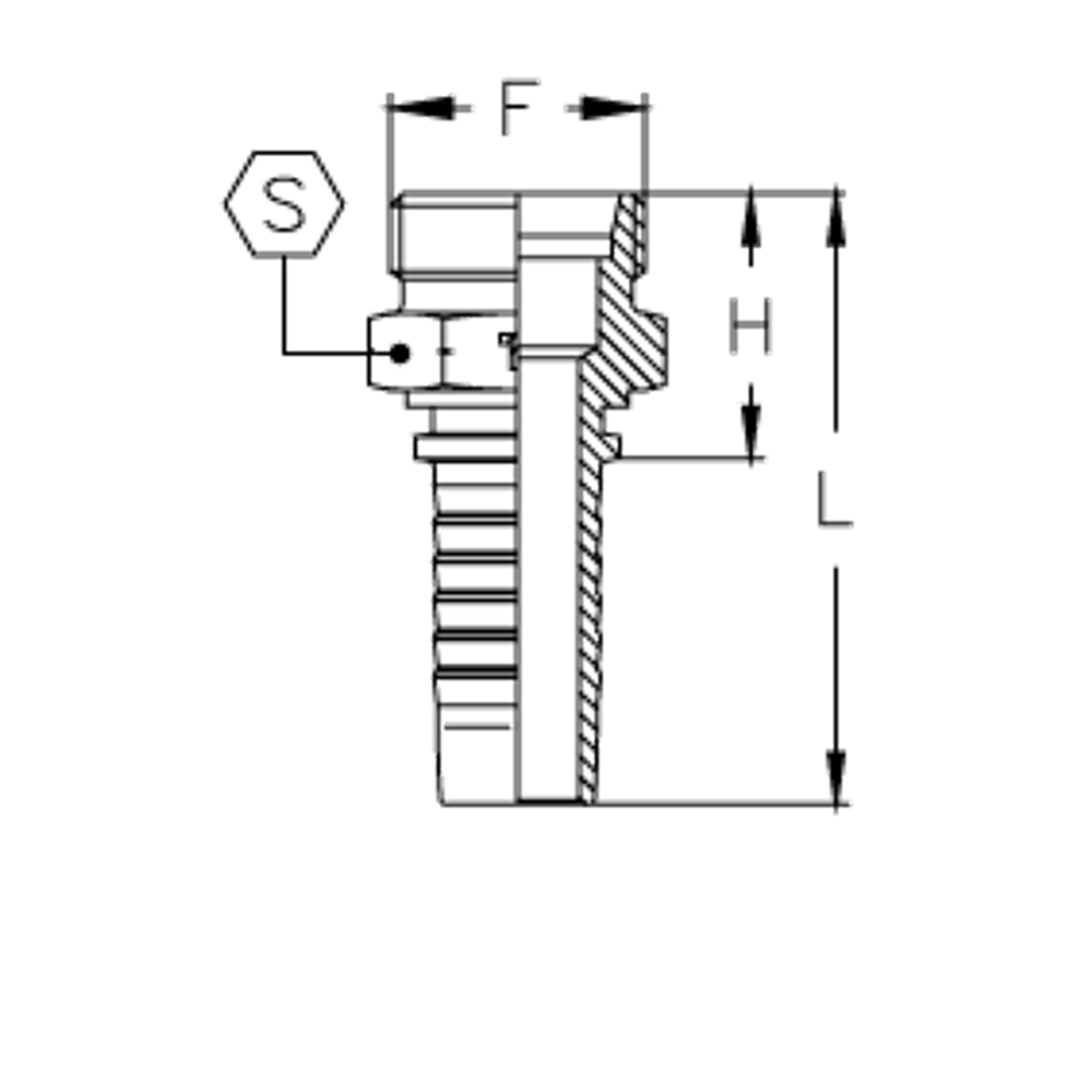 Фитинг DN 10 DKO-S (Ш) 20x1.5 12