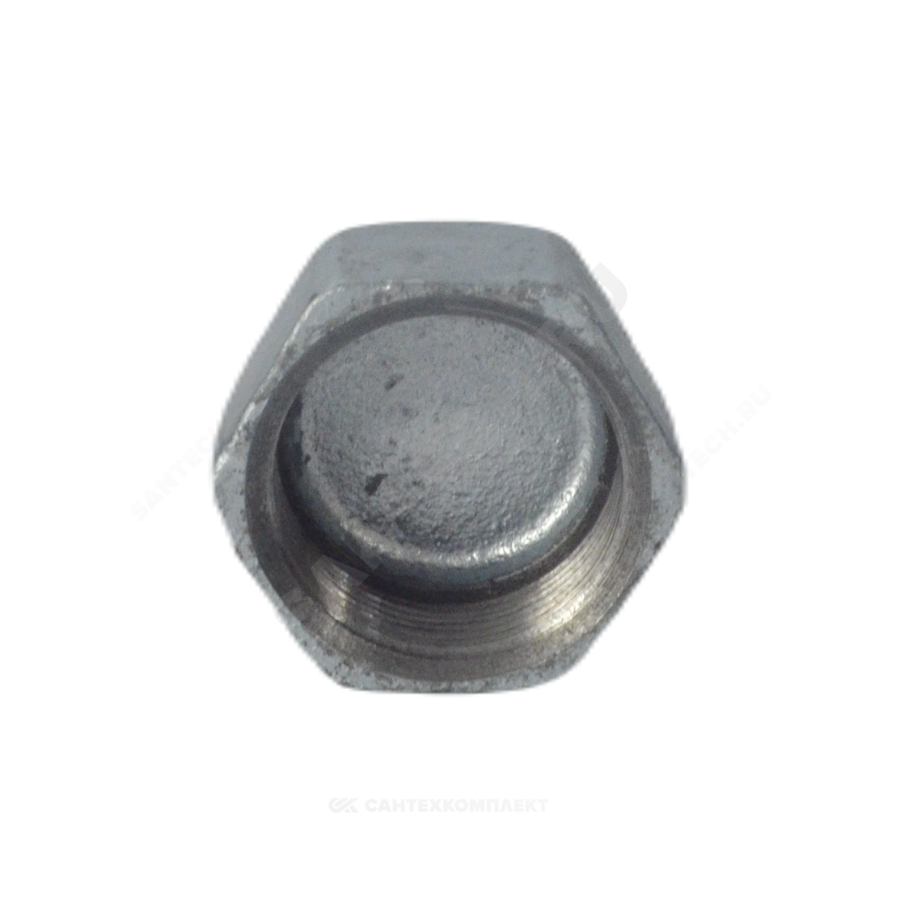 Заглушка чугун оц Ду 15 (1/2") ВР Fittex PLUS