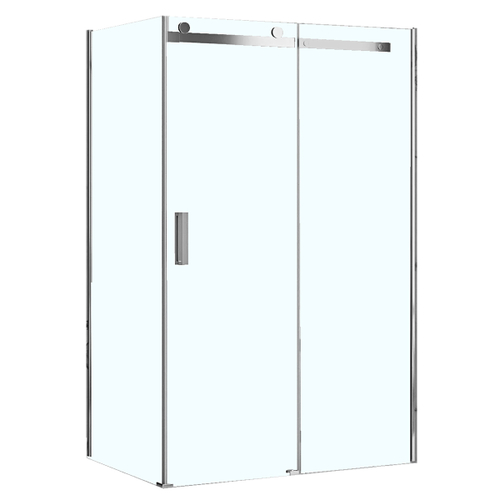 Душ ограждение Loranto NEO 90x120x190cm прозрач стекло 8 мм, Easy clean серебро, без поддона  822100