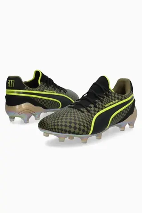 Бутсы Puma King Ultimate x Porsche FG/AG - зеленый