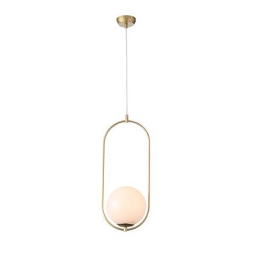 Светильник подвесной 1*E27 SL1118.203.01 золотистый/белый Penolo ST-Luce