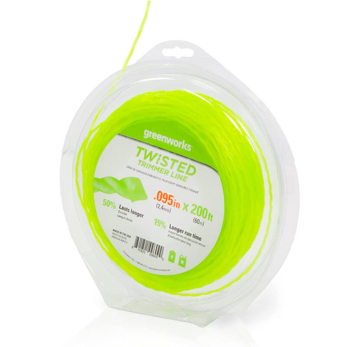 Витая леска для триммера Greenworks 2,4мм