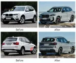 Обвес переделка для BMW X3 F25 2011-2017 в X3M F97 G01 Рестайлинг 2021+ БМВ