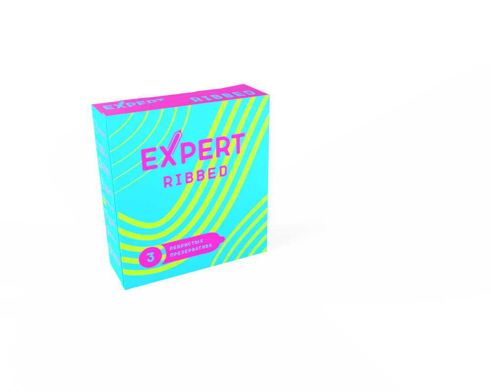 Презервативы Expert Ribbed 3 шт