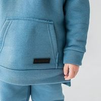 Худи с капюшоном "Деним" утепленное