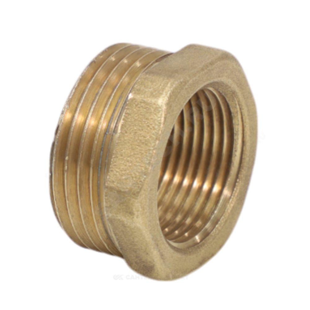 Футорка латунь Ду 10х8 (3/8"х1/4") НР/ВР VALFEX VF.581.L.038.014
