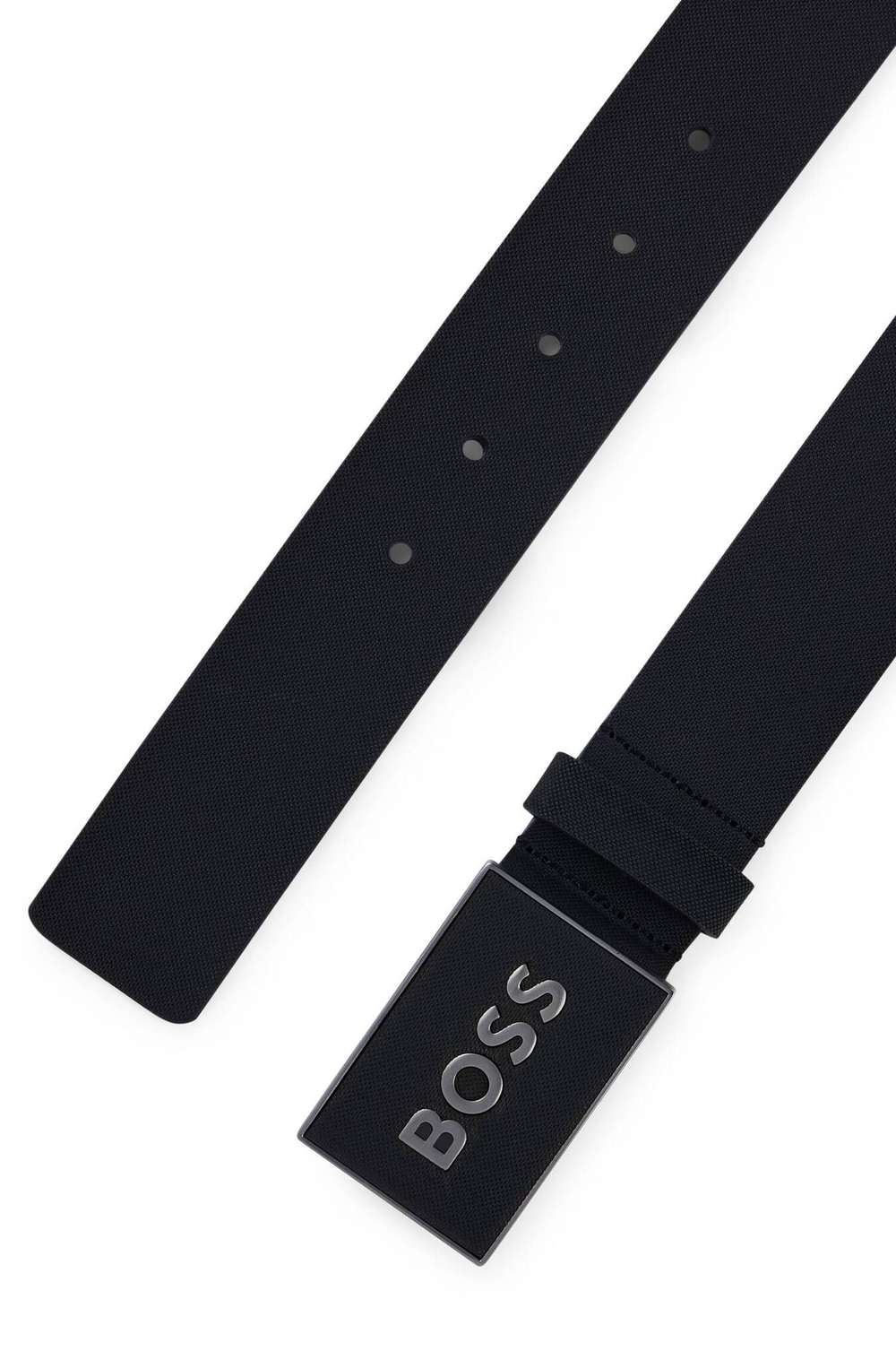 Skórzany pasek Boss_Icon-S1 BOSS BLACK - черный(50471333)