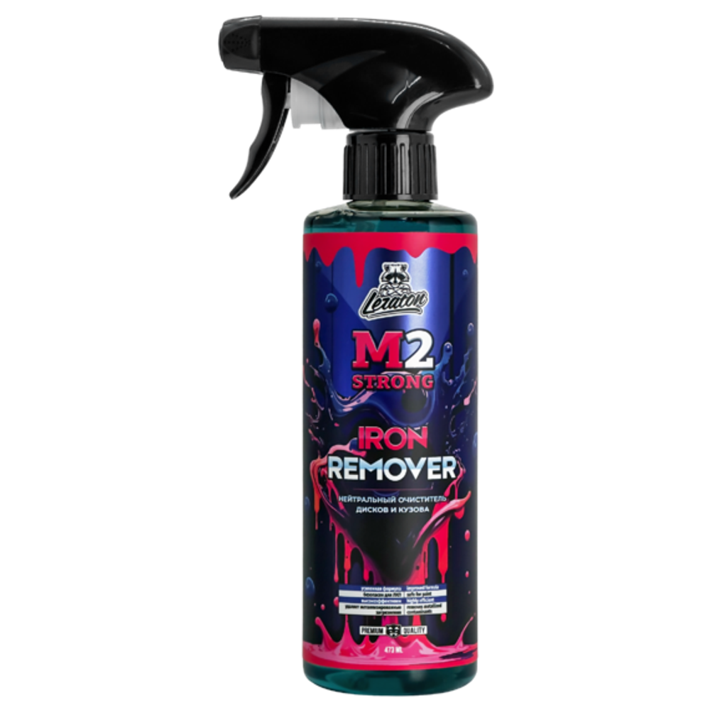 LERATON M2 Strong Нейтральный очиститель дисков и кузова 473мл.