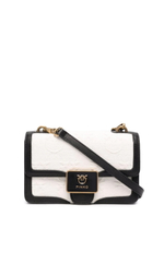 MINI LOVE BAG ICON FRAMED LOGO – black