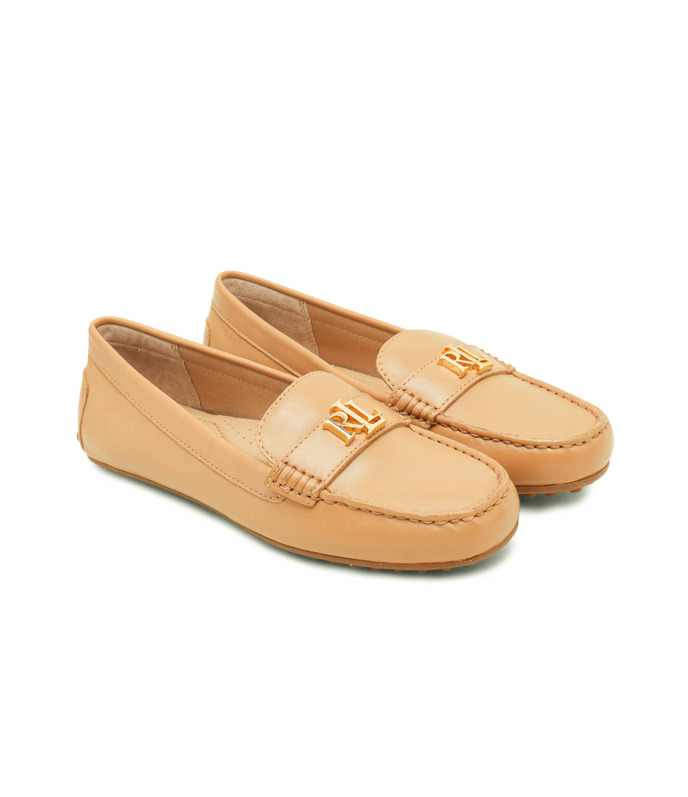 Кожаные мокасины barnsbury LAUREN RALPH LAUREN - светло-коричневый(802852847)