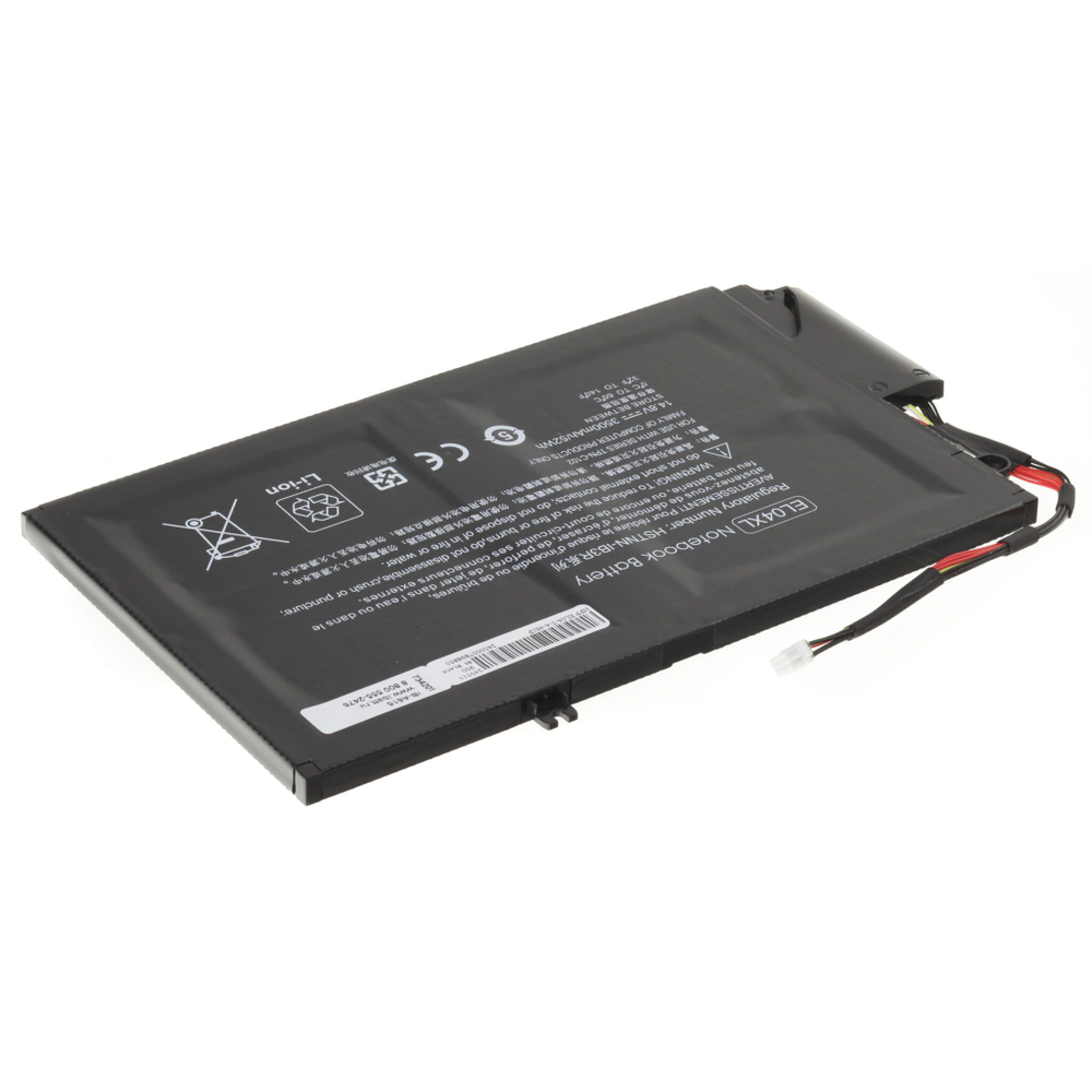 Аккумуляторная батарея iBatt 3500 mAh для ноутбука HP ENVY 4 (EL04XL, HSTNN-IB3R)