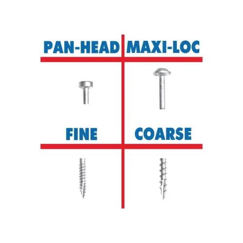 Шурупы с мелким шагом 3/4", Pan Head, 500 шт Kreg SPS-F075-500