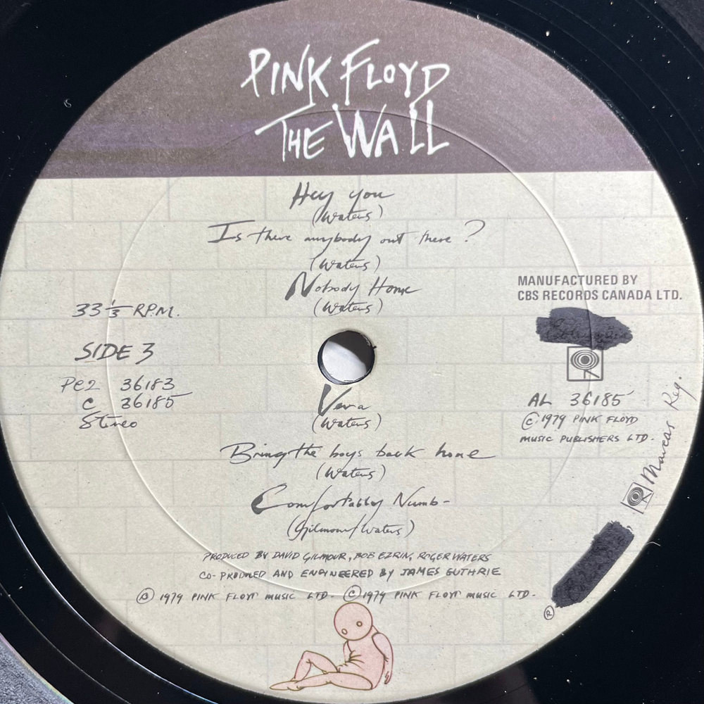 Pink Floyd ‎– The Wall 2LP (Канада 1979г.)