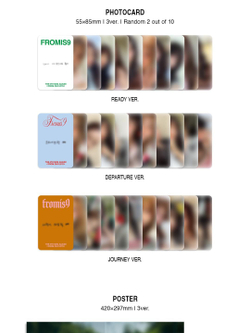 Альбом fromis_9 - FROM OUR 20's 6th Mini Album PHOTOBOOK 3 Version SET
