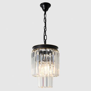 Подвесной светильник 1*Е14 MAXIME SP1 BLACK чёрный Crystal Lux