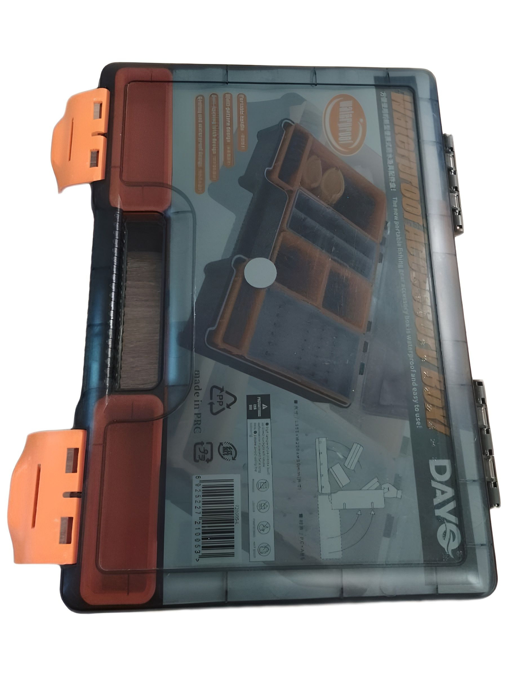 Коробка рыболовная DAYO Waterproof Accessory Box 721005-L 351x250x80мм