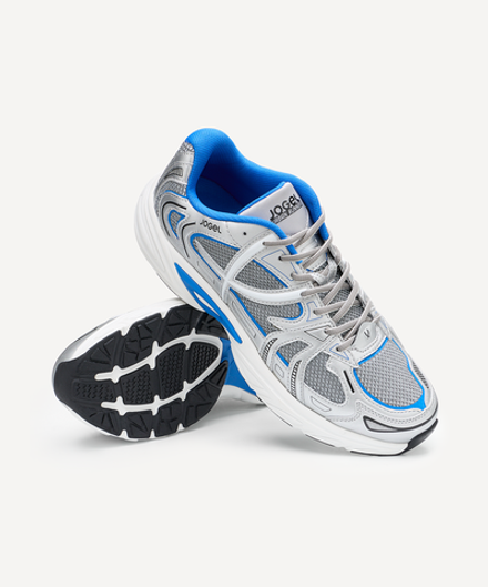 Кроссовки спортивные JOGEL Urban Runner, серебряный/синий