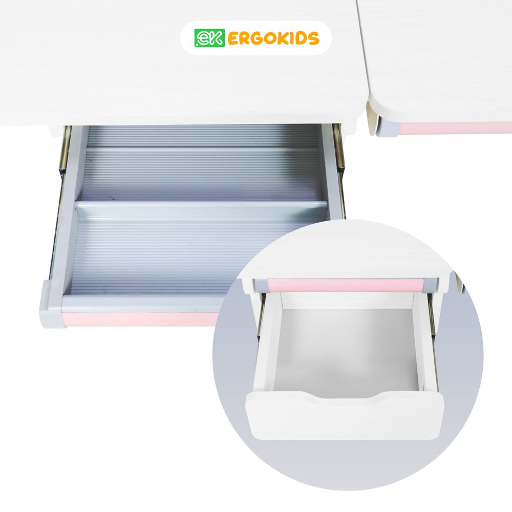 Письменный стол для школьников Ergokids Bravo Max Plus