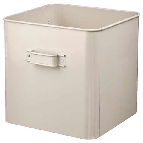 Ящик для хранения IKEA PLOGFARA (ПЛОГФАРА), Светло-бежевый, 35х33 см
