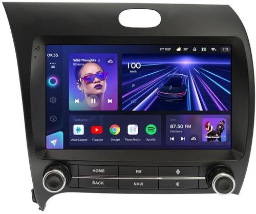 Магнитола для KIA Cerato 3 2013-2019 (рамка с крутилками) - Teyes CC3L монитор 9" IPS на Android 10, CarPlay, 4G SIM-слот