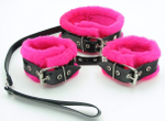 Набор с розовым мехом BDSM Light 760001ars