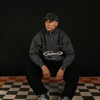 Cвитшот UNIFORM Half-zip Heavy Athletic, темно-серый