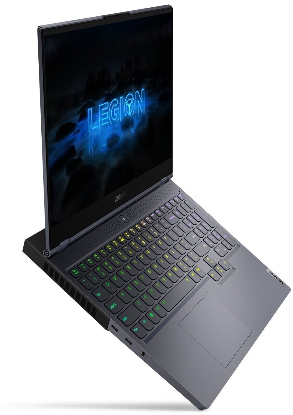 Ноутбук Lenovo Legion 7-15IMH05 Конфигурация: Intel Core i7 10750Н 2.6 ГГц/16 ГБ/512 ГБ SSD/nVidia GeForce RTX 2060 6 ГБ/Windows 11 Домашняя/15.6"/1920x1080 пикс. 144Hz/B1