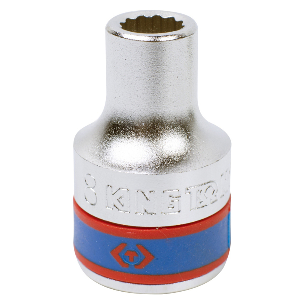 KING TONY (433008M) Головка торцевая стандартная двенадцатигранная 1/2", 8 мм