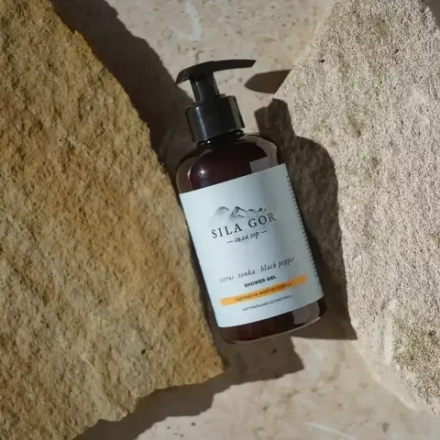 Краснополянская косметика Гель для душа Sila Gor №1 Citrus, Tonka, Black Pepper, 300 мл
