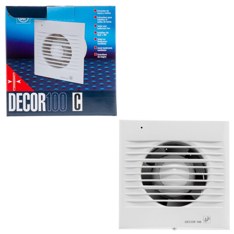 Накладной вентилятор Soler Palau DECOR-100C