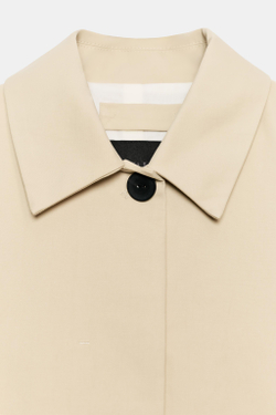 ZARA КОРОТКАЯ КУРТКА — ZW COLLECTION, БЕЖЕВЫЙ