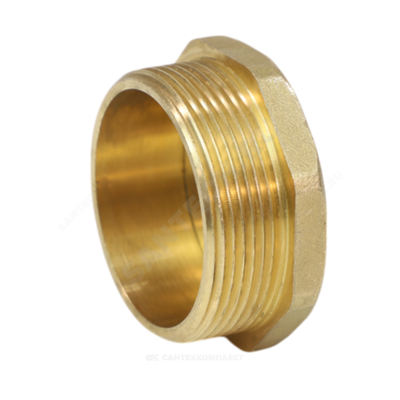 Заглушка латунь Ду 32 (1 1/4") НР VALFEX VF.583.L.114