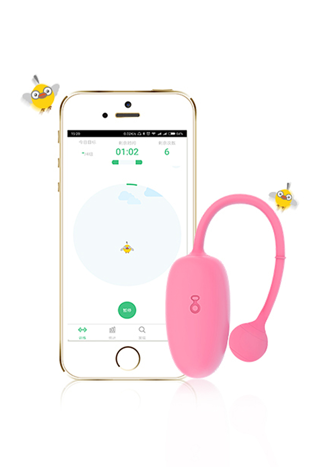 Тренажёр Кегеля Magic Kegel Coach розовый