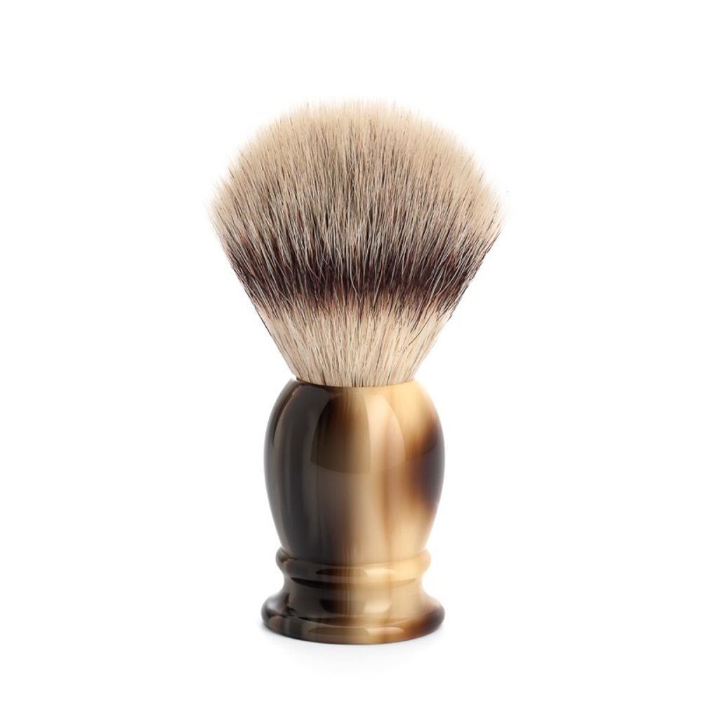 Помазок MUEHLE CLASSIC, фибра высшей категории Silvertip, смола, цвет рога, размер M (31 K 252)