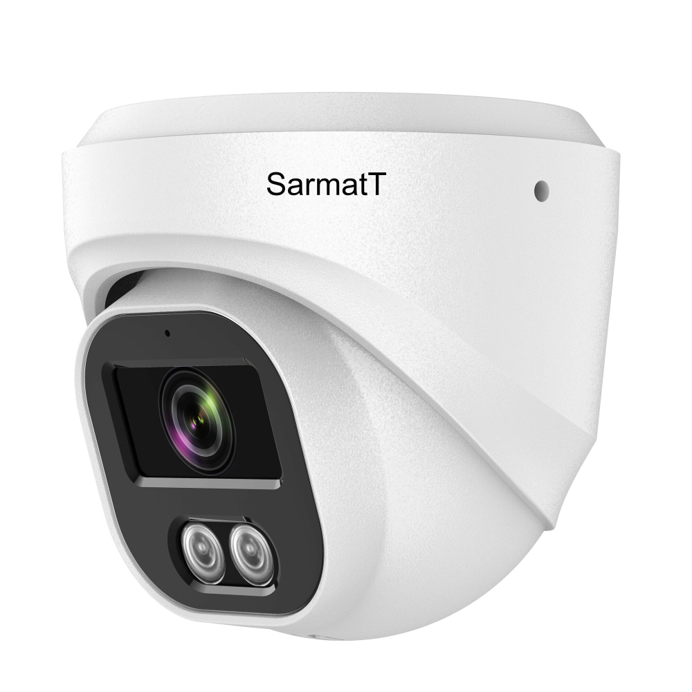 Камера видеонаблюдения SR-ID40F28IRXSDM, купольная, вандалозащищённая, 4MP, ИК подсветка
