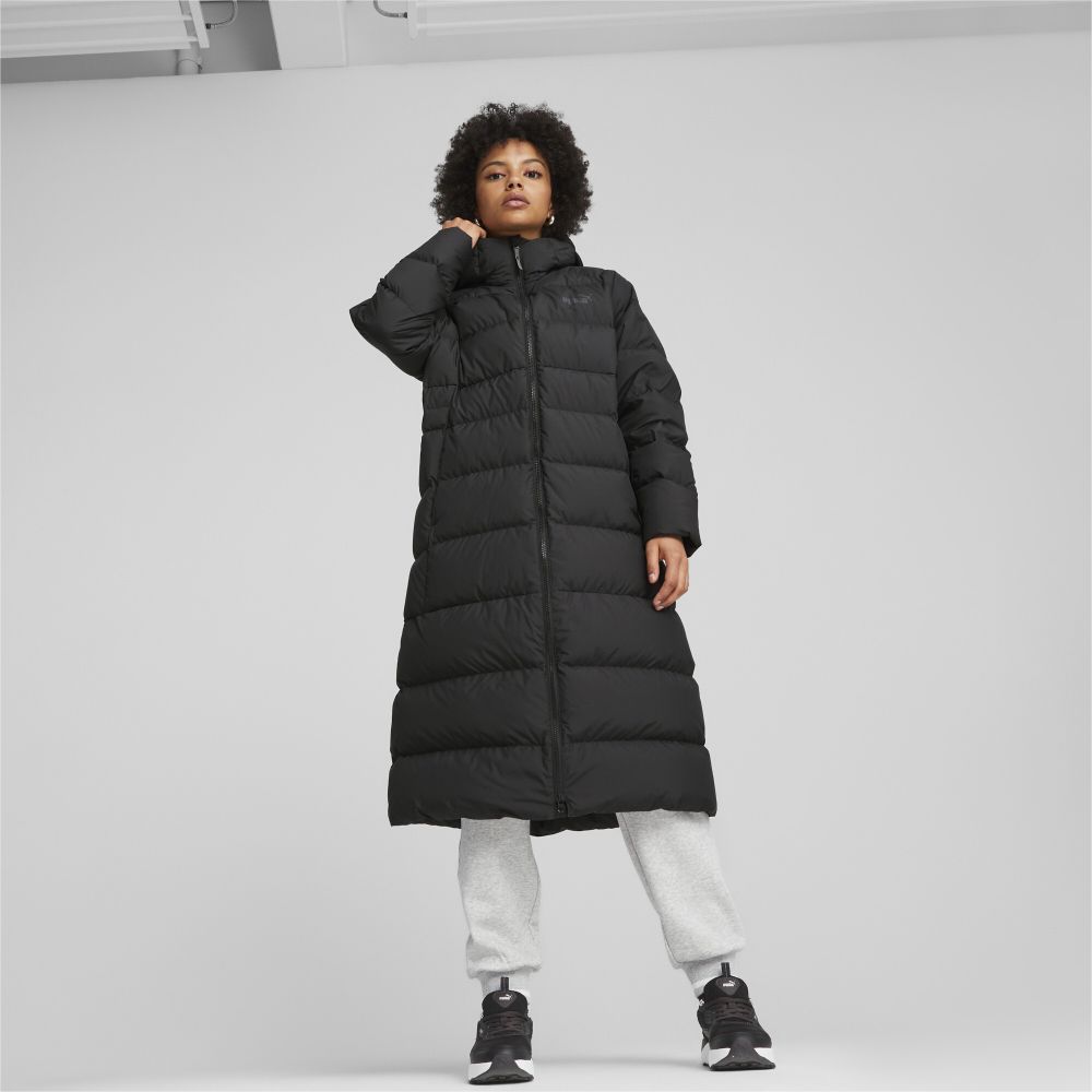 Пуховик женский PUMA Long Hooded Down Coat