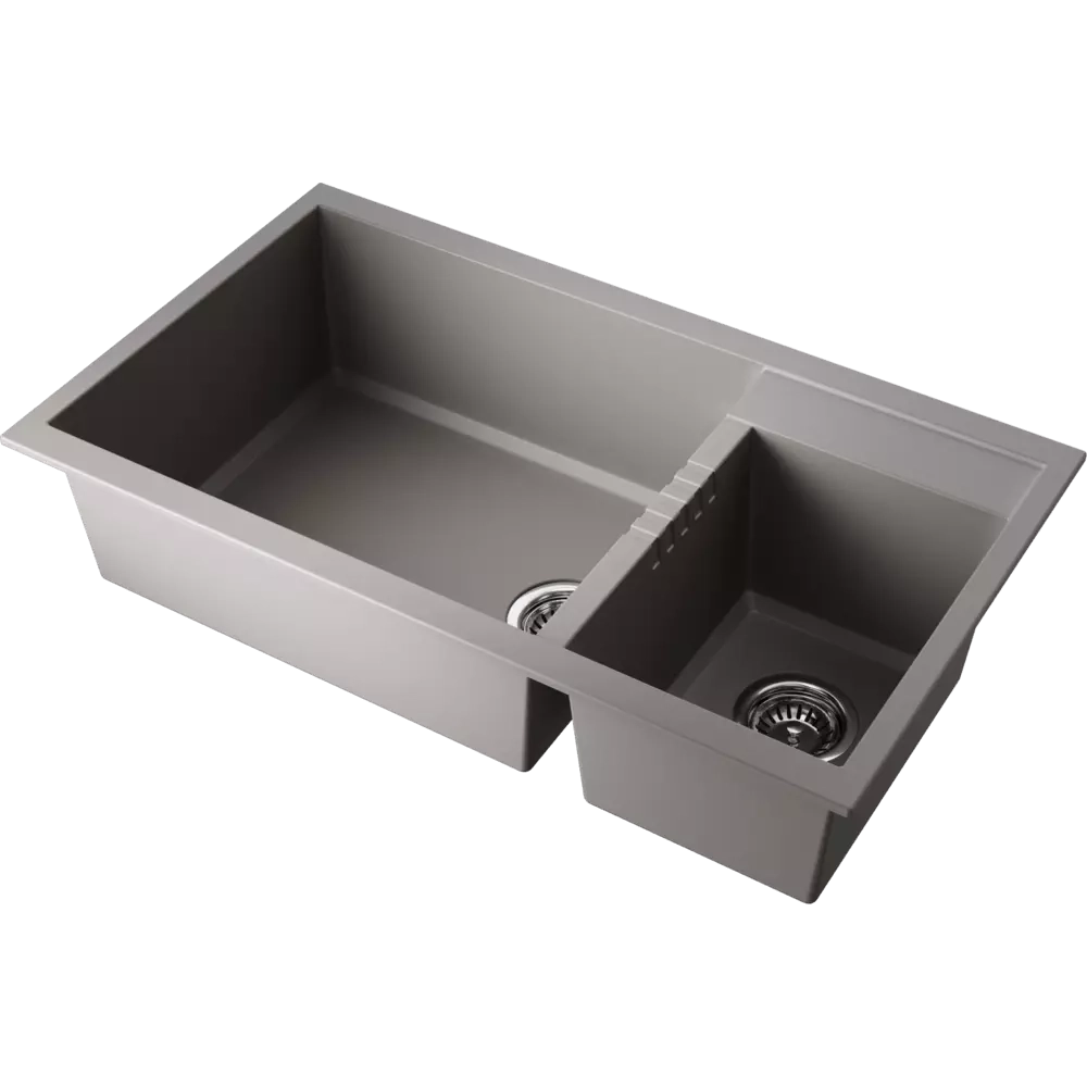 Кухонная мойка Omoikiri Tedori 86-2-LB-ES Tetogranit/espresso