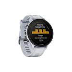 Умные часы Garmin Forerunner 955 Solar с белым ремешком