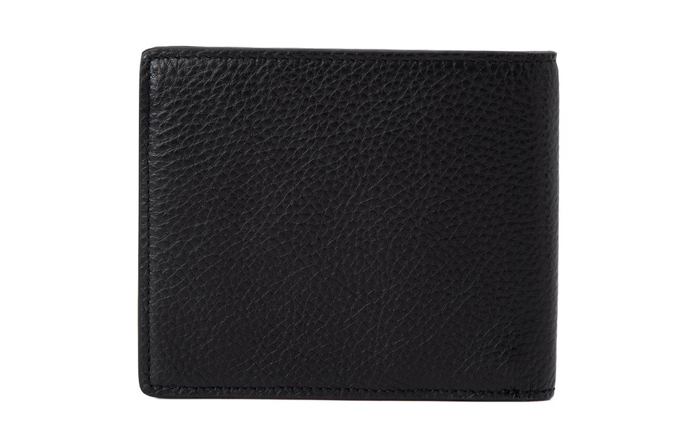 Tommy Hilfiger Cow Leather Wallet Regular Men"s Black