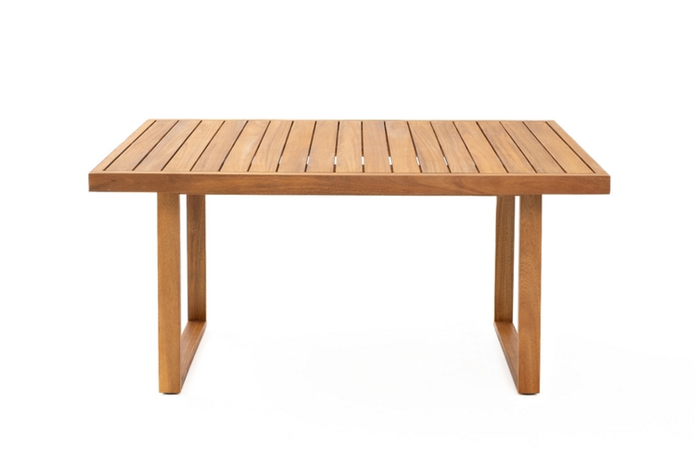 Обеденный стол из акации Joygarden БУКА, Natural Teak, серый