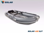 Лодка надувная моторная solar-430 super jet tunnel