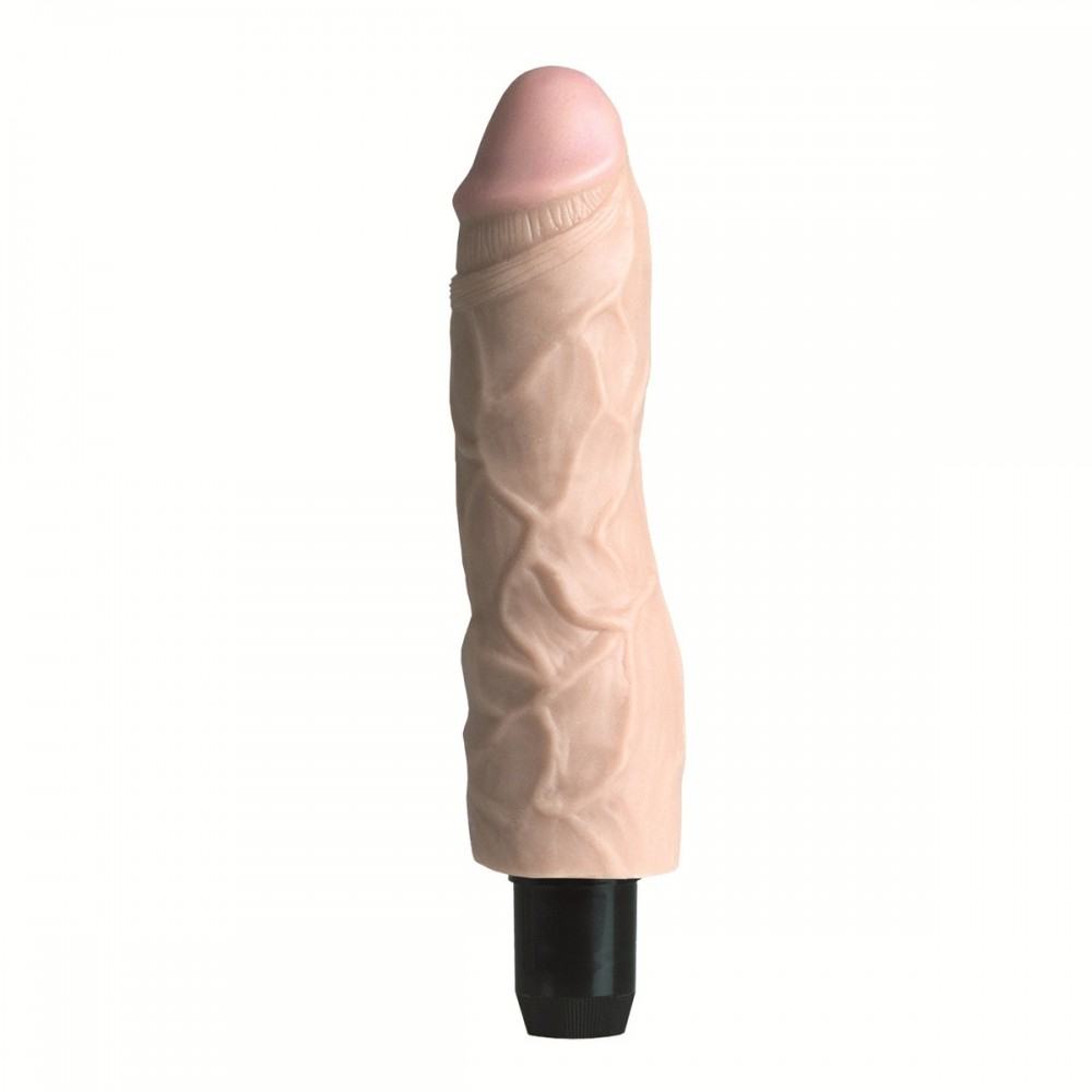 Реалистичный телесный вибратор Ez Bend Stud - 20 см. (Цвет: телесный)