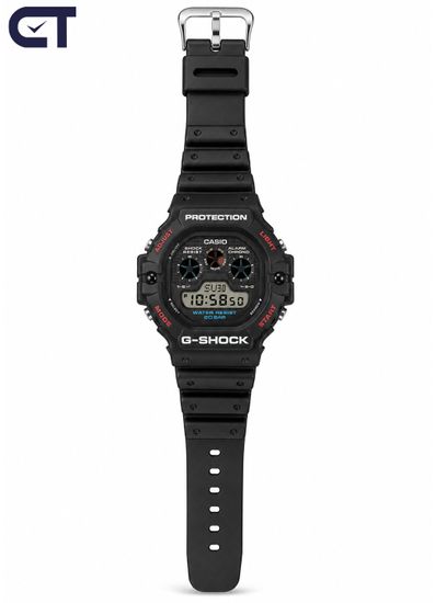 Casio DW-5900U-1DR мужские часы — классические G-SHOCK с тройным графическим дисплеем
