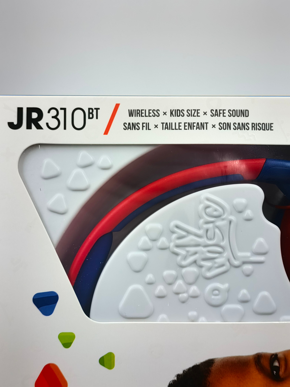 Детские Bluetooth-наушники JR310BT, красные (из Финляндии)