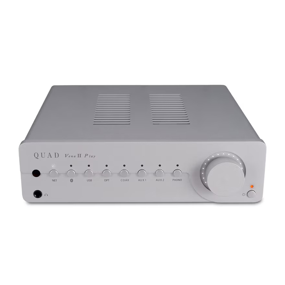 Quad Vena II Play Silver — интегральный стереоусилитель с поддержкой стриминга и мультирум