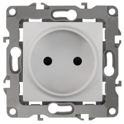 Розетка ЭРА Серия 12 12-2105-01 2P 16A-250В IP20 белый | Эра 12