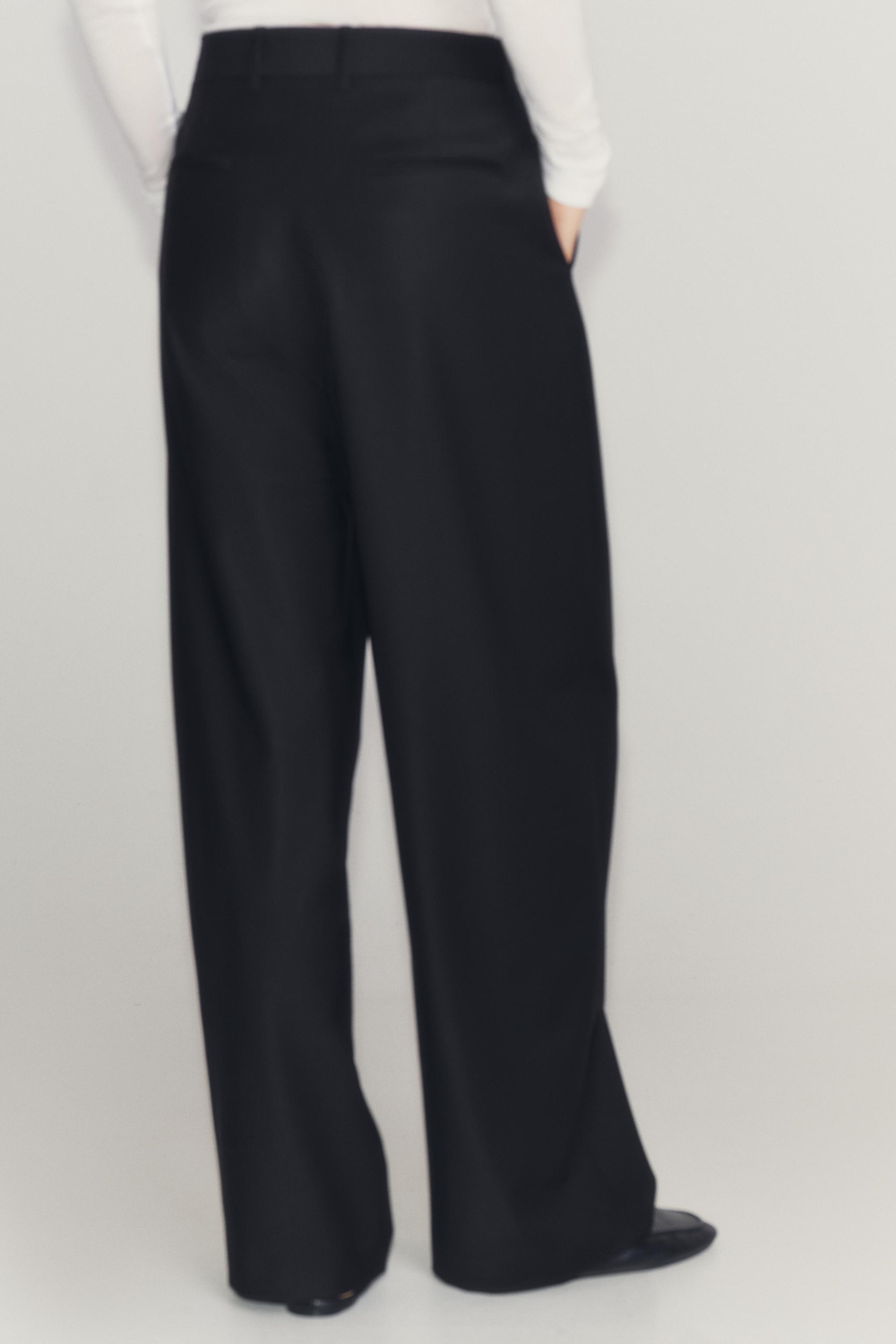ШИРОКИЕ БРЮКИ ИЗ ШЕРСТИ — ZW COLLECTION — ZARA
